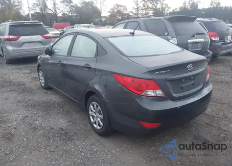 2012 Hyundai Accent Gls из США, поврежденный, VIN KMHCT4AE4CU114761